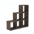 миниатюра Стеллаж Стильный С-1/108*30*109/Венге темный/ №1