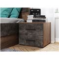 миниатюра Тумбочка Брайтон T45 ( Тумба прикроватная БРАЙТОН Т45 ДУБ КРАФТ + БЕТОН) №2