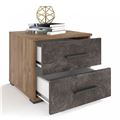 миниатюра Тумбочка Брайтон T45 ( Тумба прикроватная БРАЙТОН Т45 ДУБ КРАФТ + БЕТОН) №9