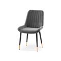 миниатюра Стул Seda 1 dark gray / black / gold №6