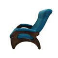 миниатюра Кресло Мария/Темный орех/Синий БИНГО 10 №2