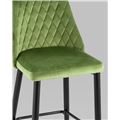 миниатюра Стул барный Диего велюр травяной №7
