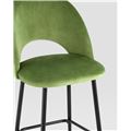 миниатюра Стул барный Меган велюр травяной №7