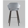 миниатюра Стул барный Саймон велюр серый №4