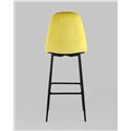 миниатюра Стул барный Тейлор велюр жёлтый №4