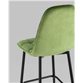 миниатюра Стул барный Тейлор велюр травяной №6