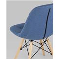 миниатюра Стул DSW SOFT рогожка синий №15