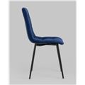 миниатюра Стул Oliver велюр тёмно-синий №3