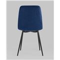 миниатюра Стул Oliver велюр тёмно-синий №4