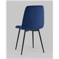 миниатюра Стул Oliver велюр тёмно-синий №5