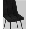 миниатюра Стул Oliver велюр черный №8