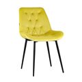 миниатюра Стул Джастин велюр желтый №2