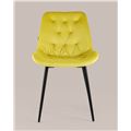 миниатюра Стул Джастин велюр желтый №3