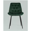 миниатюра Стул Джастин велюр зеленый №4