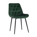 миниатюра Стул Джастин велюр зеленый №10