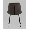 миниатюра Стул Джастин велюр темно-коричневый №7
