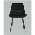 миниатюра Стул Джастин велюр черный №3