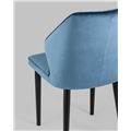 миниатюра Стул Джейкоб велюр пыльно-синий №4