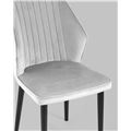 миниатюра Стул Джейкоб велюр светло-серый №4