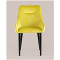 миниатюра Стул Джоан велюр жёлтый №3