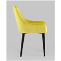 миниатюра Стул Джоан велюр жёлтый №8