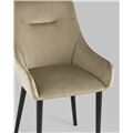 миниатюра Стул Джоан велюр капучино №4