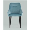 миниатюра Стул Джоан велюр пыльно-голубой №3