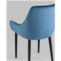 миниатюра Стул Джоан велюр пыльно-синий №4