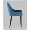 миниатюра Стул Джоан велюр пыльно-синий №7