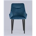 миниатюра Стул Джоан велюр пыльно-синий №9