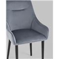 миниатюра Стул Джоан велюр серый №4