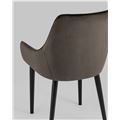 миниатюра Стул Джоан велюр тёмно-коричневый №5