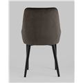 миниатюра Стул Джоан велюр тёмно-коричневый №7