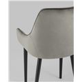 миниатюра Стул Джоан велюр тёмно-серый №3