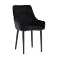 миниатюра Стул Джоан велюр черный №1