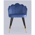 миниатюра Стул Камилла велюр королевский синий №8