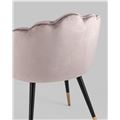 миниатюра Стул Камилла велюр пепельно-розовый №4