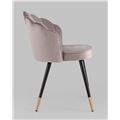 миниатюра Стул Камилла велюр пепельно-розовый №7