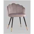 миниатюра Стул Камилла велюр пепельно-розовый №8