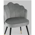 миниатюра Стул Камилла велюр серый №3
