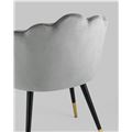 миниатюра Стул Камилла велюр серый №4