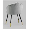 миниатюра Стул Камилла велюр серый №5