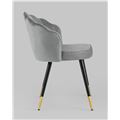 миниатюра Стул Камилла велюр серый №7