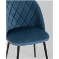 миниатюра Стул Марсель велюр пыльно-синий №14