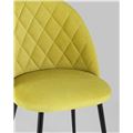 миниатюра Стул Марсель микровелюр желтый №3