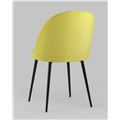 миниатюра Стул Марсель микровелюр желтый №5