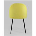 миниатюра Стул Марсель микровелюр желтый №6