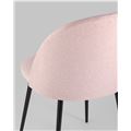 миниатюра Стул Марсель микровелюр розовый №34
