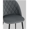 миниатюра Стул Марсель микровелюр темно-серый №3