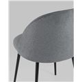 миниатюра Стул Марсель микровелюр темно-серый №4
